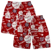 Washington Nationals Coastal Escape Hawaiian Short - TeeAloha