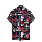 Washington Nationals Funny Icon Hawaiian Shirt Back - TeeAloha