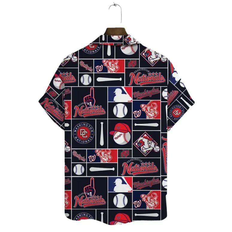 Washington Nationals Funny Icon Hawaiian Shirt