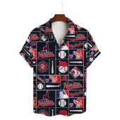 Washington Nationals Funny Icon Hawaiian Shirt Front - TeeAloha