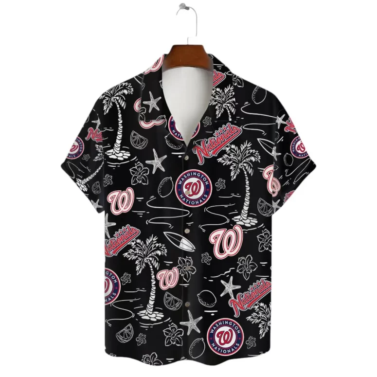 Washington Nationals Island Paradise Hawaiian Shirt