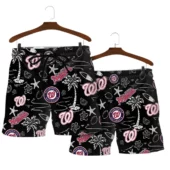 Washington Nationals Island Paradise Hawaiian Short - TeeAloha
