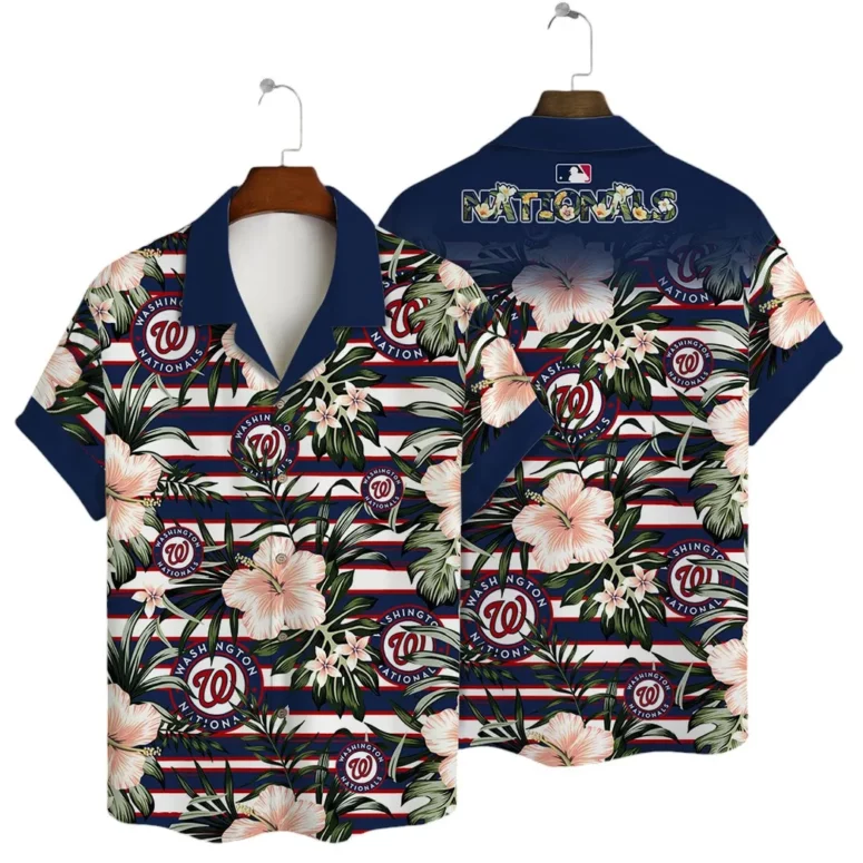 Washington Nationals Paradise Cove Hawaiian Shirt