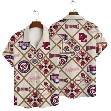 Washington Nationals Seaside Spirit Hawaiian Shirt