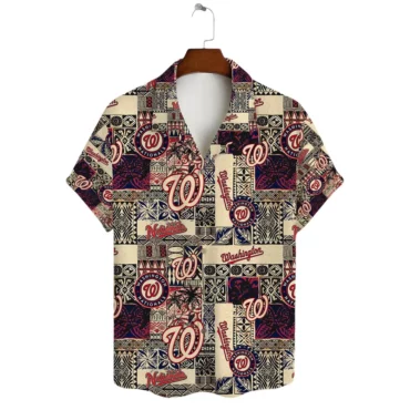 Washington Nationals Summer Breeze Hawaiian Shirt