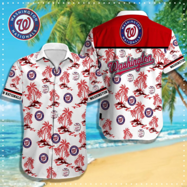 Washington Nationals Summer Vibes Hawaiian Shirt