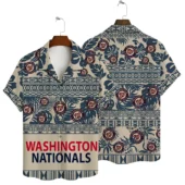 Washington Nationals Tropical Horizon Hawaiian Shirt - TeeAloha