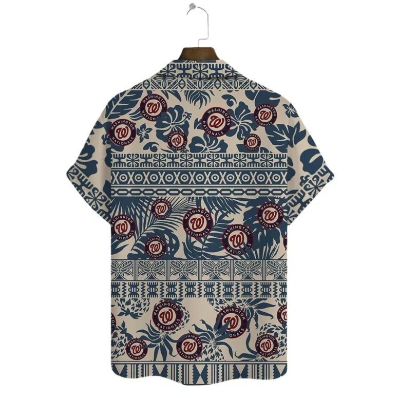 Washington Nationals Tropical Horizon Hawaiian Shirt