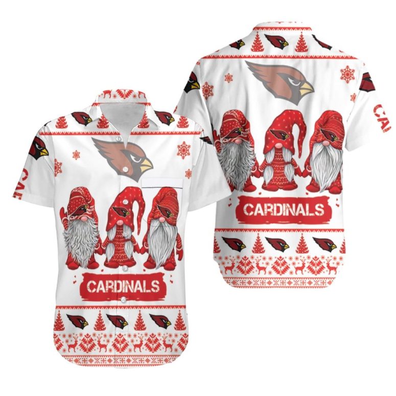 Arizona Cardinals Festive Gnome Hawaiian Shirt