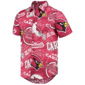Arizona Cardinals Legacy Collage Hawaiian Shirt Front - TeeAloha