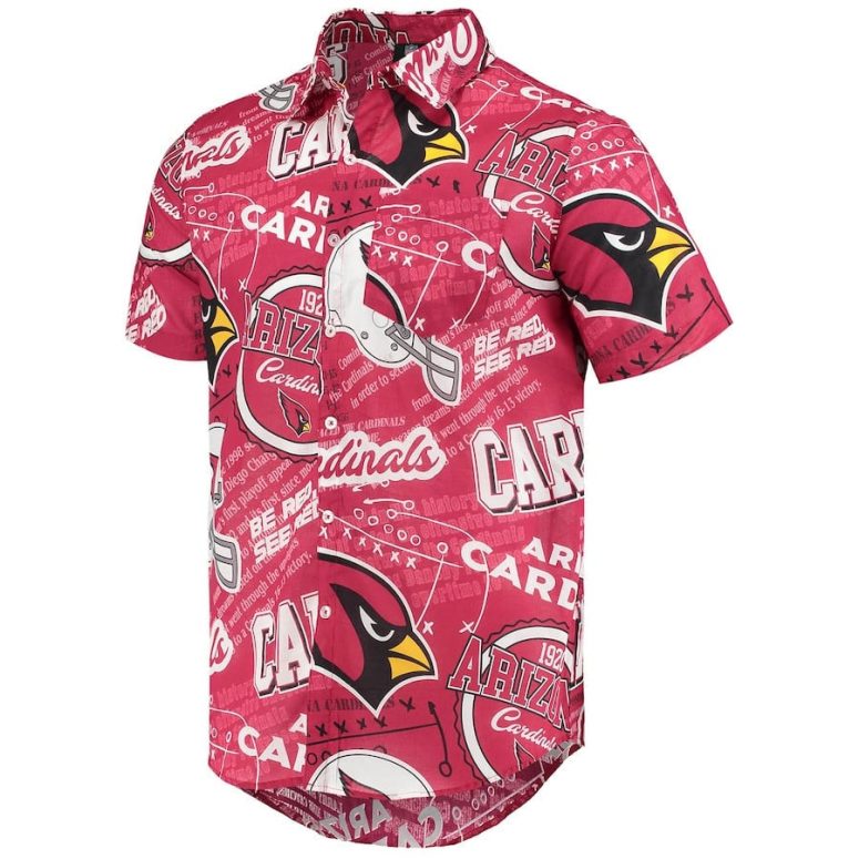 Arizona Cardinals Legacy Collage Hawaiian Shirt