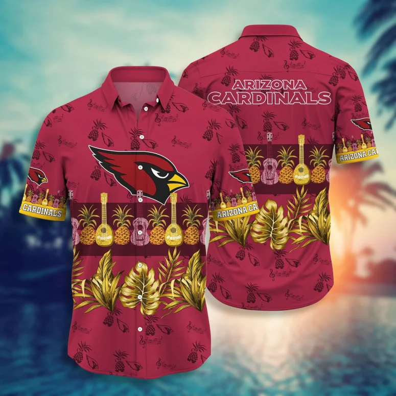 Arizona Cardinals Tropical Melody Hawaiian Shirt