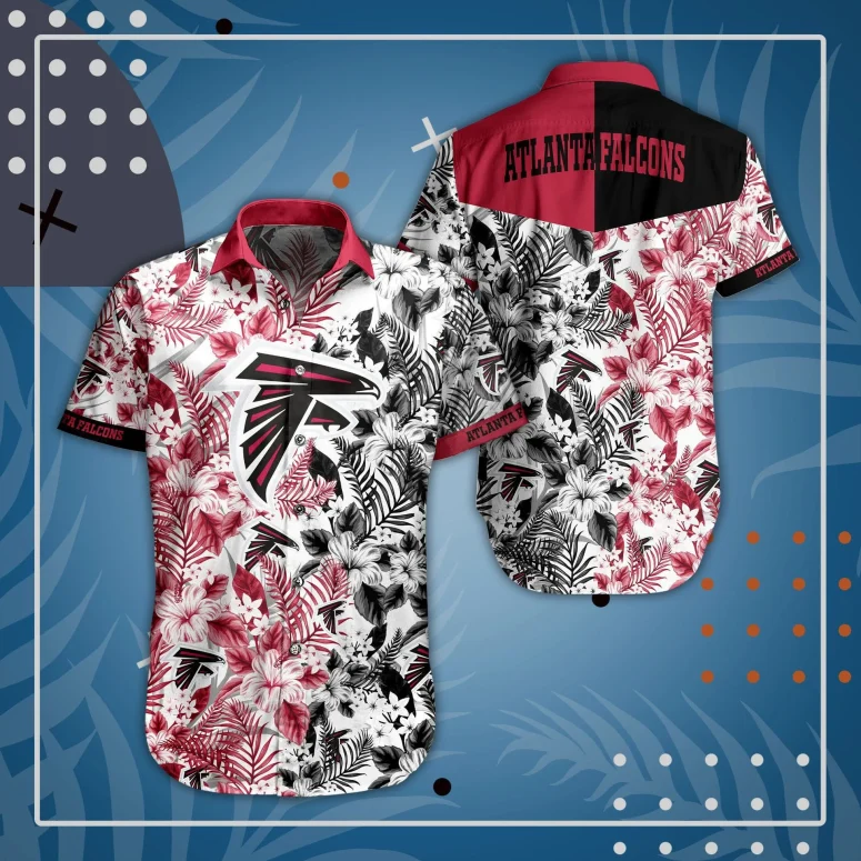 Atlanta Falcons Tropical Elegance Hawaiian Shirt
