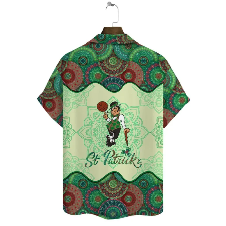 Boston Celtics Happy Saint Patrick's Day AOP Hawaiian Shirt