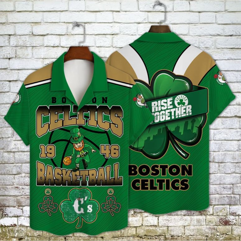 Boston Celtics Happy Saint Patrick's Day Hawaiian Shirt