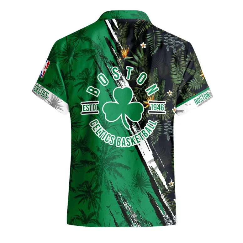 Boston Celtics Jungle Spirit Hawaiian Shirt