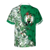 Boston Celtics Jungle Vibes Hawaiian Shirt Back - TeeAloha