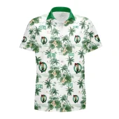 Boston Celtics Surfing Wave Hawaiian Shirt Front - TeeAloha