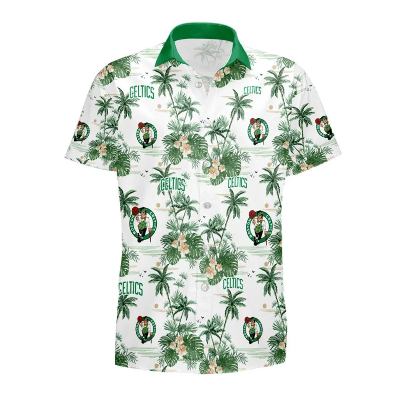 Boston Celtics Surfing Wave Hawaiian Shirt