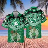 Boston Celtics Tropical Clover Hawaiian Shirt - TeeAloha