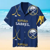 Buffalo Sabres Oceanfront Hockey Hawaiian Shirt
