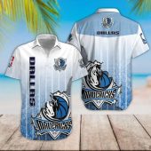 Dallas Mavericks Classic Fade Hawaiian Shirt