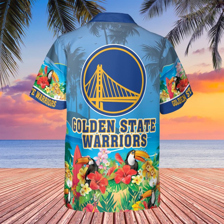Golden State Warriors Tropical Toucan Hawaiian Shirt