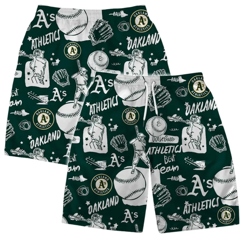 Oakland Athletics Baseball Fever Hawaiian Shirt
