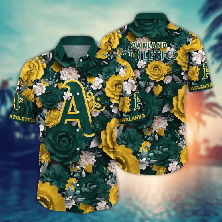 Oakland Athletics Golden Garden Hawaiian Shirt