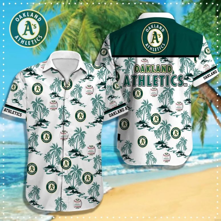 Oakland Athletics Island Breeze Hawaiian Shirt