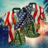 Oakland Athletics Patriotic Pride Hawaiian Shirt