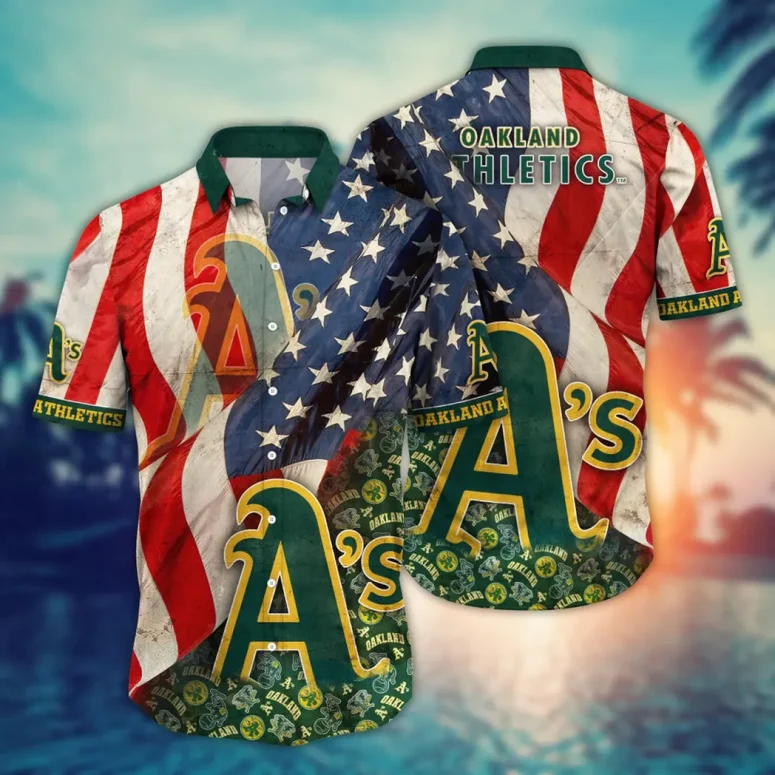 Oakland Athletics Patriotic Pride Hawaiian Shirt