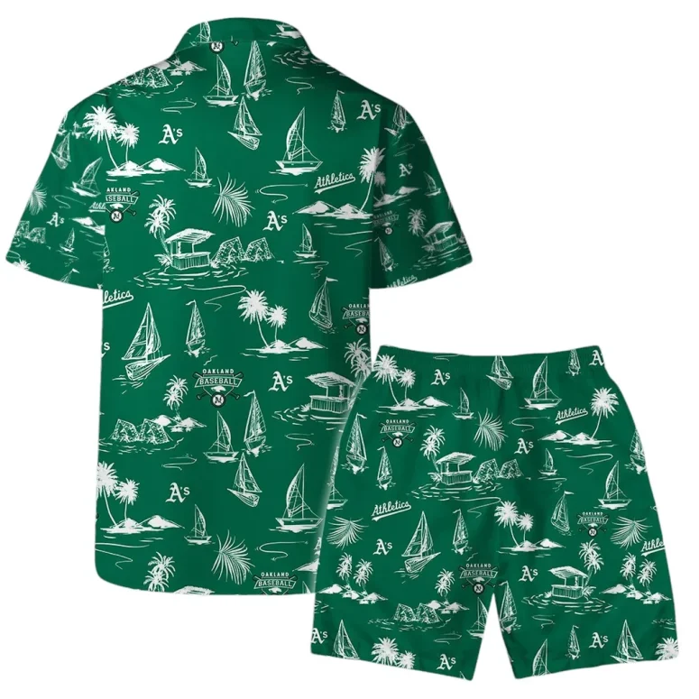 Oakland Athletics Sailing Paradise Hawaiian Shirt