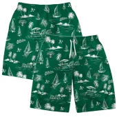 Oakland Athletics Sailing Paradise Hawaiian Short - TeeAloha