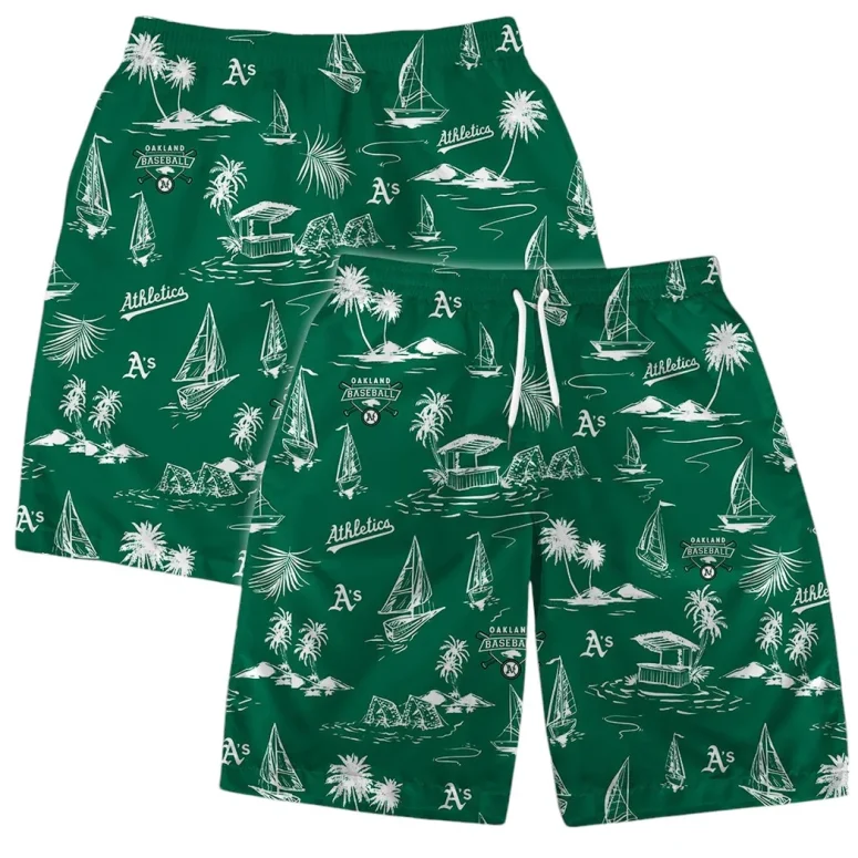 Oakland Athletics Sailing Paradise Hawaiian Shirt