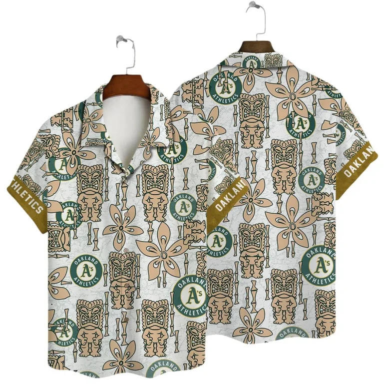 Oakland Athletics Tropical Tiki Hawaiian Shirt