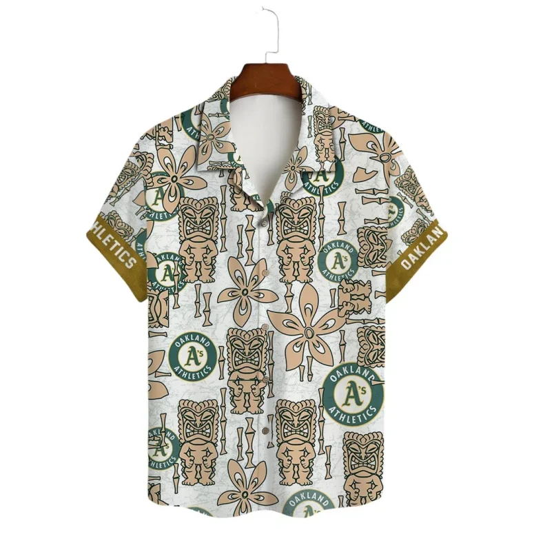 Oakland Athletics Tropical Tiki Hawaiian Shirt