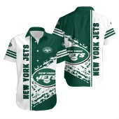 Personalized New York Jets Action Burst Hawaiian Shirt