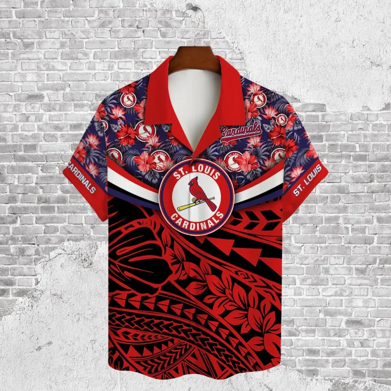 St. Louis Cardinals Custom Tribal Hawaiian Shirt