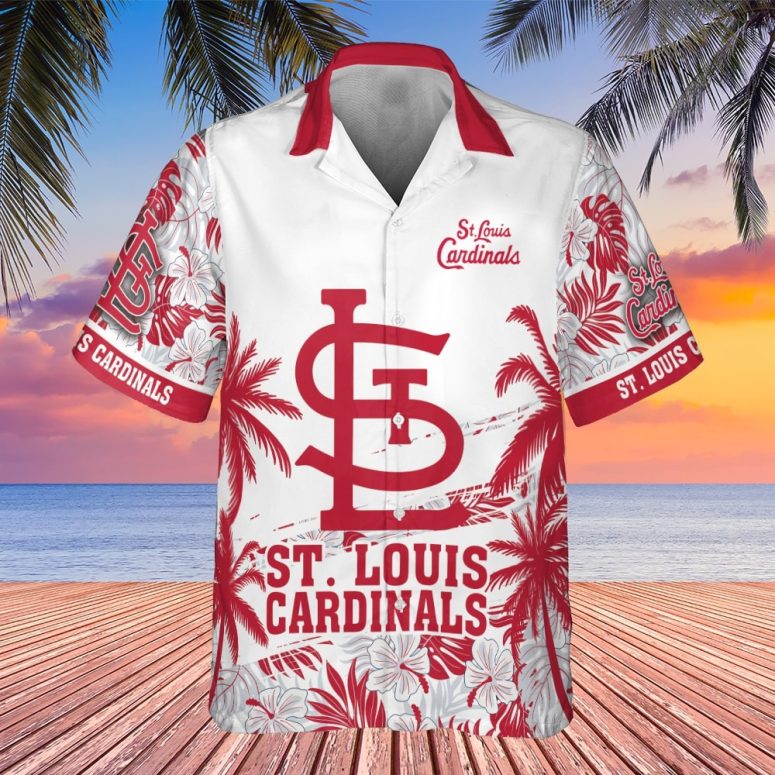 St. Louis Cardinals Personalized Tropical Hawaiian Shirt