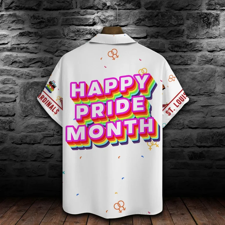 St. Louis Cardinals Pride Celebration Hawaiian Shirt