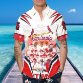 St Louis Cardinals Team Spirit Hawaiian Shirt Mockup Man Front - TeeAloha
