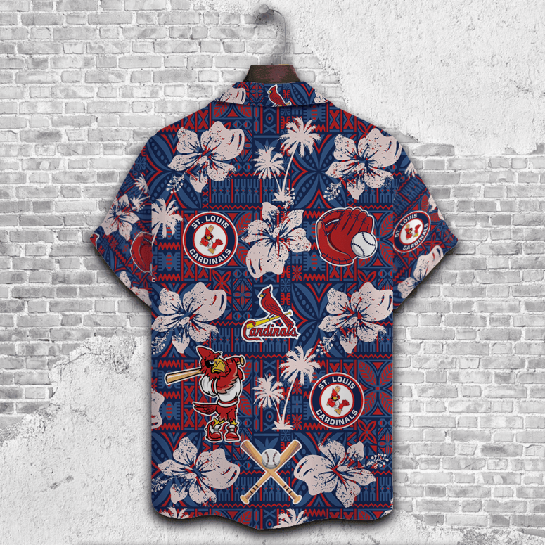 St. Louis Cardinals Tropical Ballpark Hawaiian Shirt