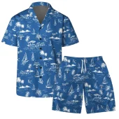 Kansas City Royals Beach Life Hawaiian Shirt Front With Short - TeeAloha