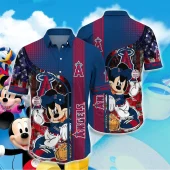 Los Angeles Angels Mickey Baseball Hawaiian Shirt