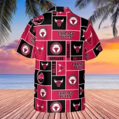 Chicago Bulls Beach Block Hawaiian Shirt Back - TeeAloha