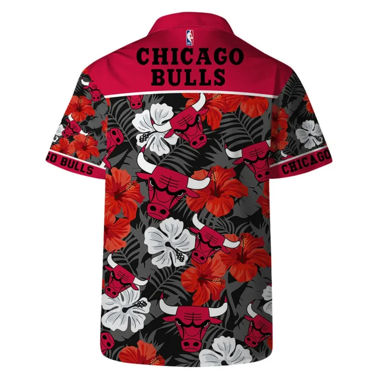 Chicago Bulls Floral Fantasy Hawaiian Shirt