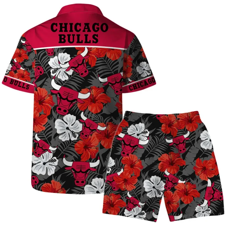Chicago Bulls Floral Fantasy Hawaiian Shirt