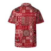 Chicago Bulls Retro Island Vibes Hawaiian Shirt Back - TeeAloha