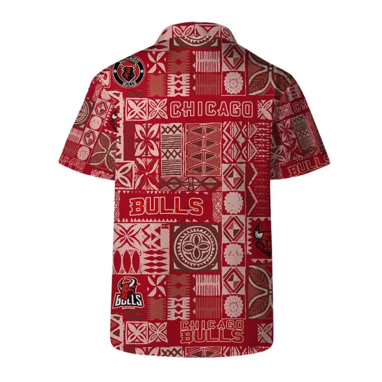 Chicago Bulls Retro Island Vibes Hawaiian Shirt